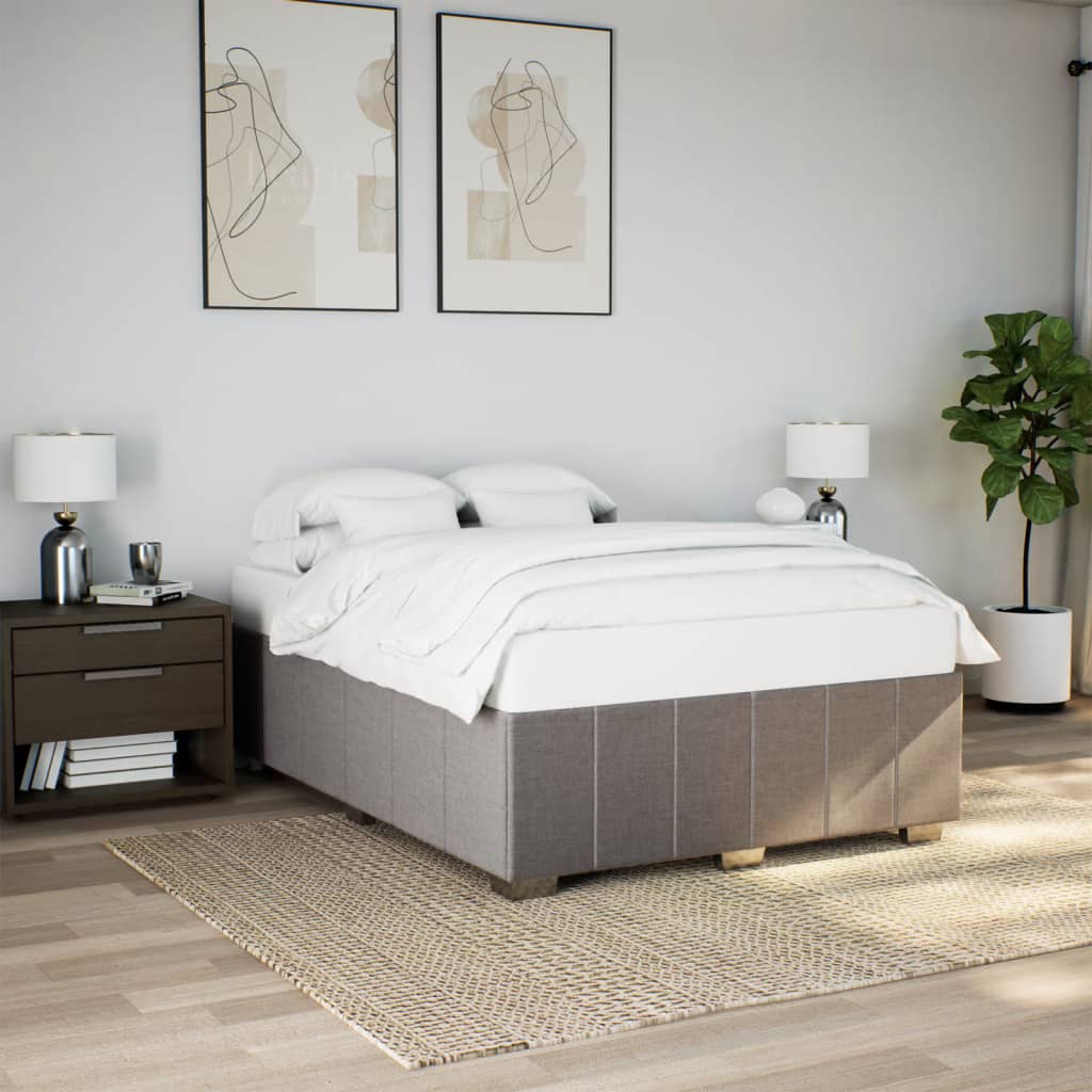 Giroletto senza Materasso Tortora 140x190 cm in Tessuto | homemem39