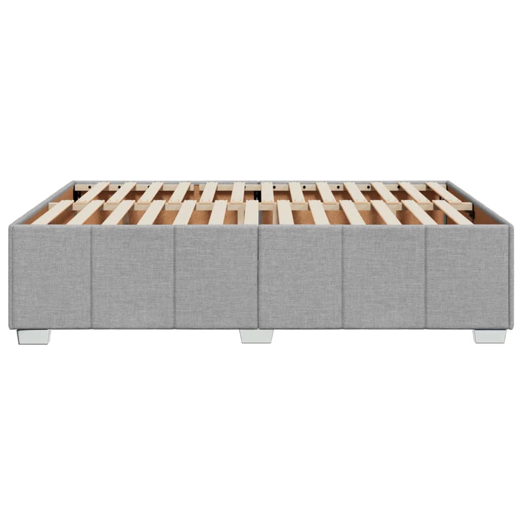 Giroletto senza Materasso Grigio Chiaro 160x200 cm Tessuto - homemem39