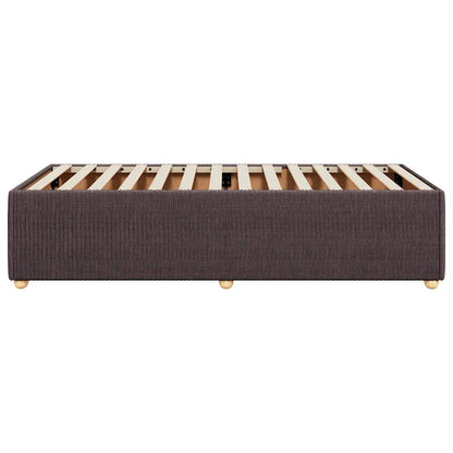 Giroletto senza Materasso Marrone Scuro 80x200 cm Tessuto | homemem39
