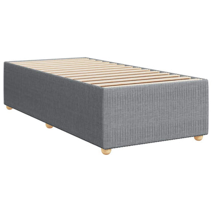 Giroletto senza Materasso Grigio Chiaro 90x190 cm Tessuto | homemem39