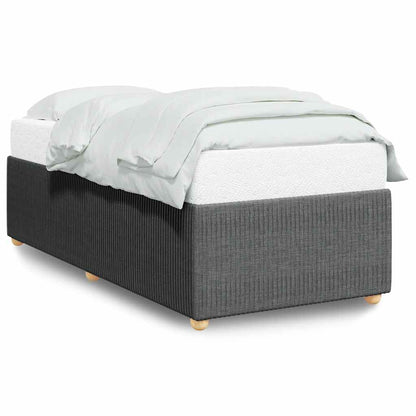 Giroletto senza Materasso Grigio Scuro 90x190 cm Tessuto | homemem39