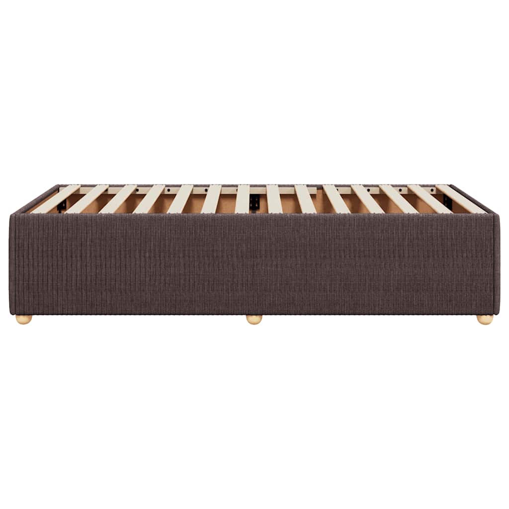 Giroletto senza Materasso Marrone Scuro 90x190 cm Tessuto | homemem39