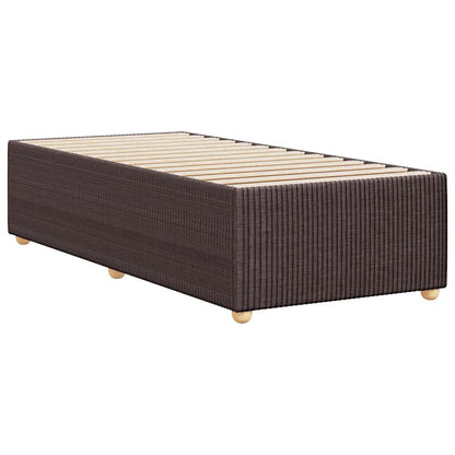 Giroletto senza Materasso Marrone Scuro 90x190 cm Tessuto | homemem39