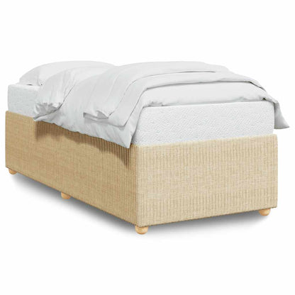 Giroletto senza Materasso Crema 90x190 cm in Tessuto | homemem39