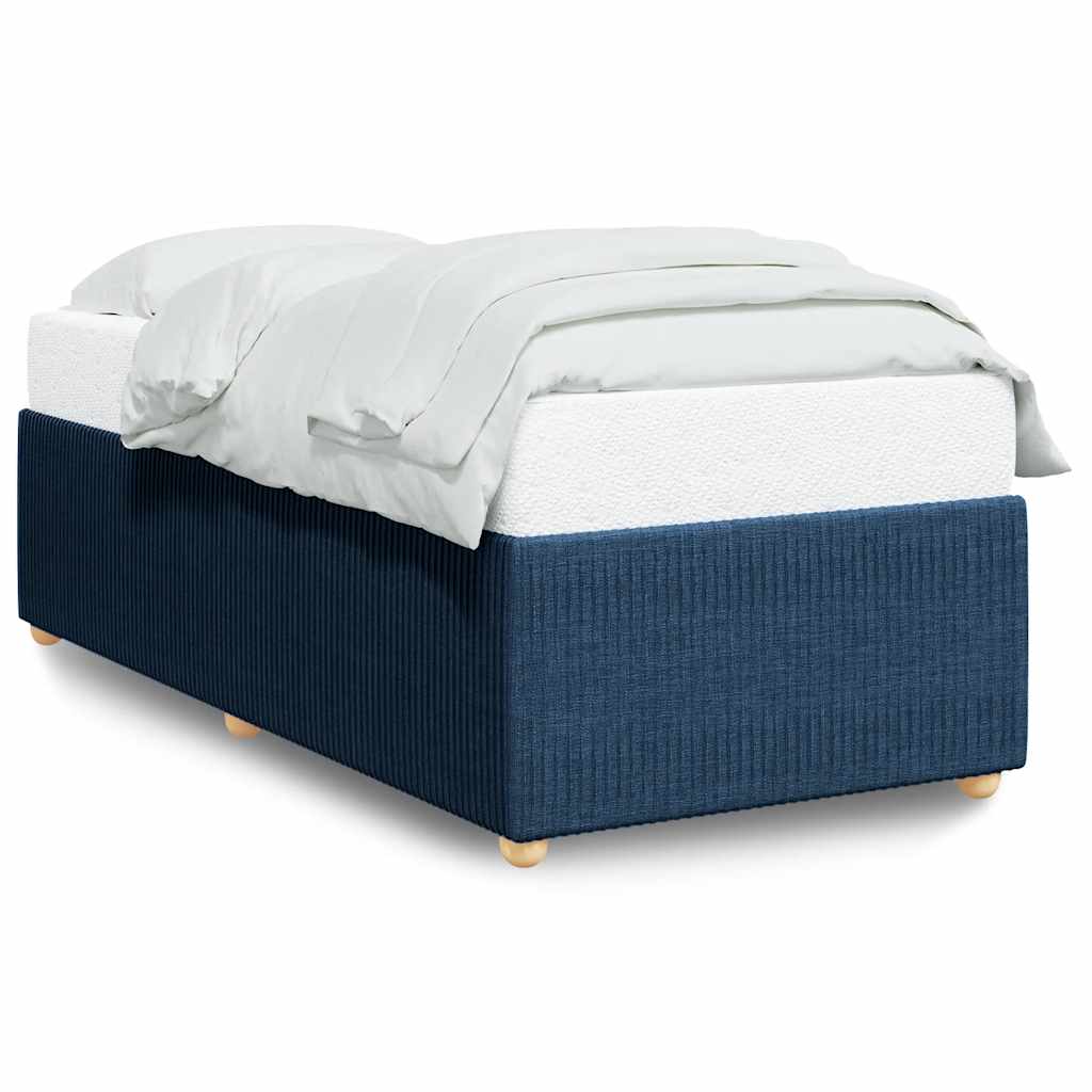 Giroletto senza Materasso Blu 90x190 cm in Tessuto | homemem39