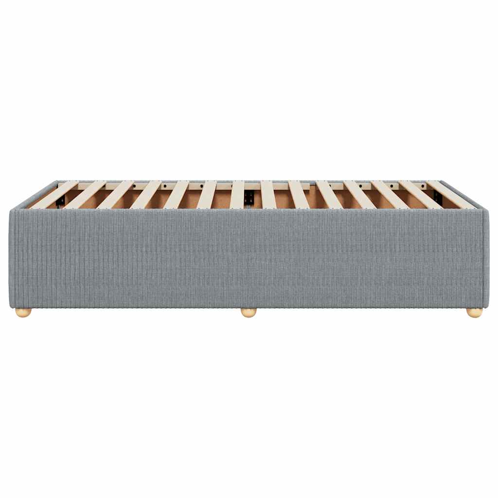 Giroletto senza Materasso Grigio Chiaro 90x200 cm Tessuto - homemem39