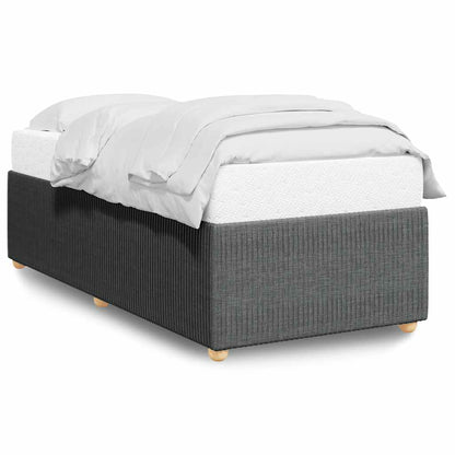 Giroletto senza Materasso Grigio Scuro 90x200 cm Tessuto | homemem39