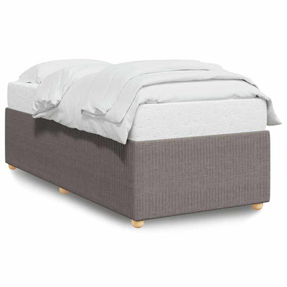 Giroletto senza Materasso Tortora 90x200 cm Tessuto | homemem39
