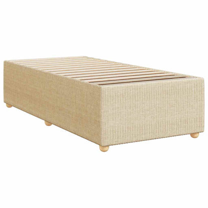 Giroletto senza Materasso Crema 90x200 cm in Tessuto | homemem39