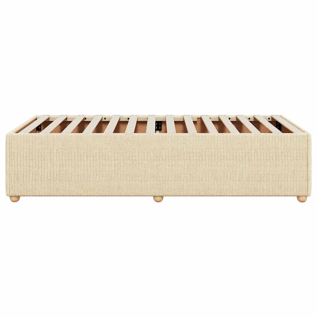 Giroletto senza Materasso Crema 90x200 cm in Tessuto | homemem39