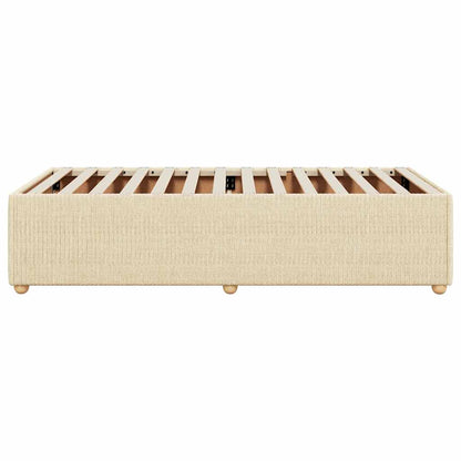Giroletto senza Materasso Crema 90x200 cm in Tessuto | homemem39