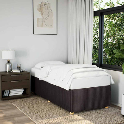 Giroletto senza Materasso Marrone Scuro 100x200 cm Tessuto | homemem39