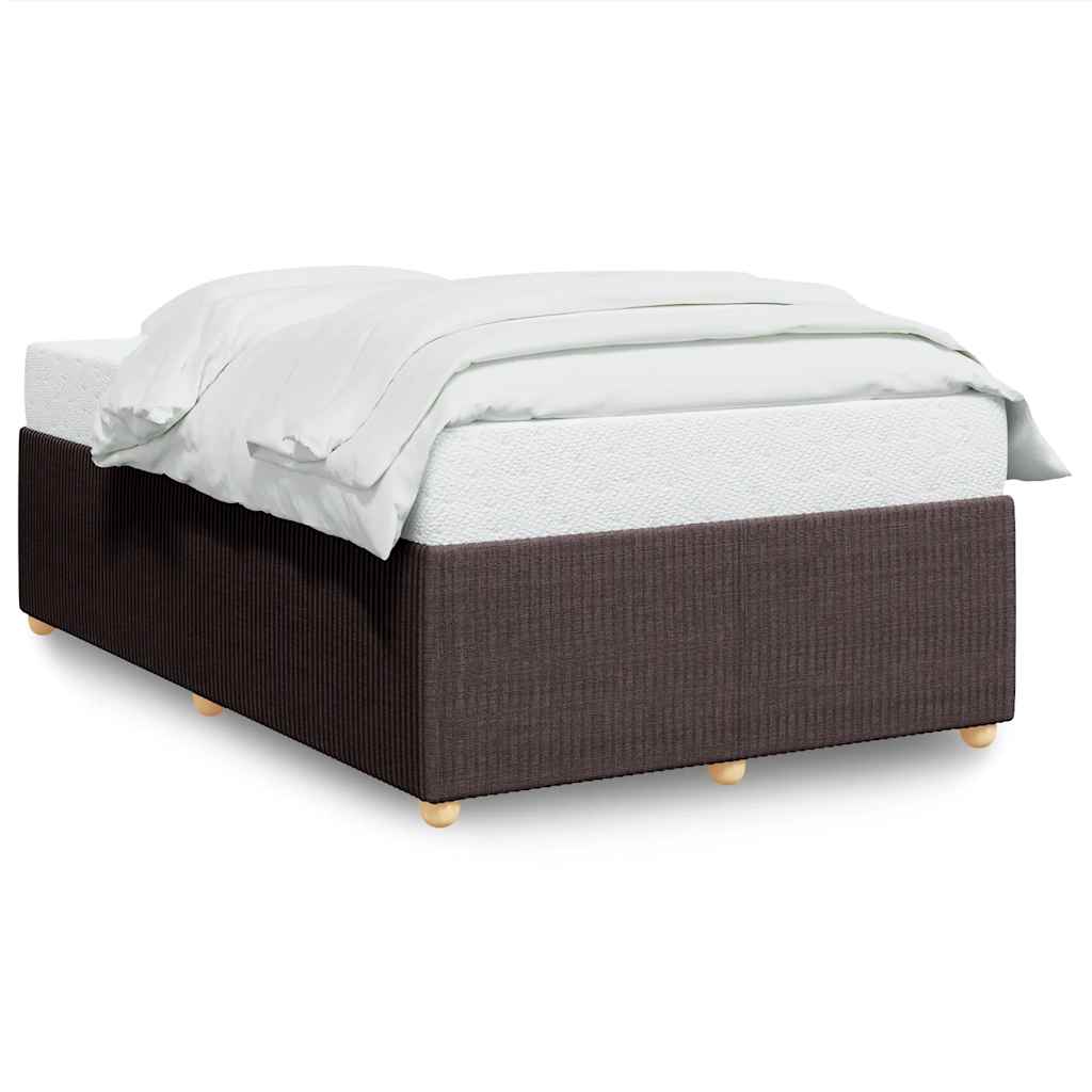 Giroletto senza Materasso Marrone Scuro 80x200 cm in Tessuto | homemem39