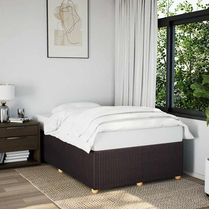 Giroletto senza Materasso Marrone Scuro 80x200 cm in Tessuto | homemem39