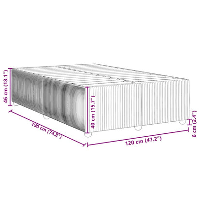 Giroletto senza Materasso Crema 120x190cm in Tessuto - homemem39