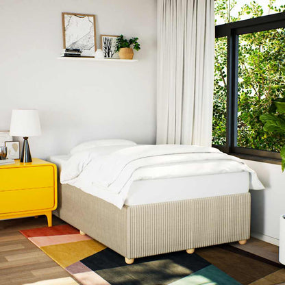 Giroletto senza Materasso Crema 120x190cm in Tessuto - homemem39