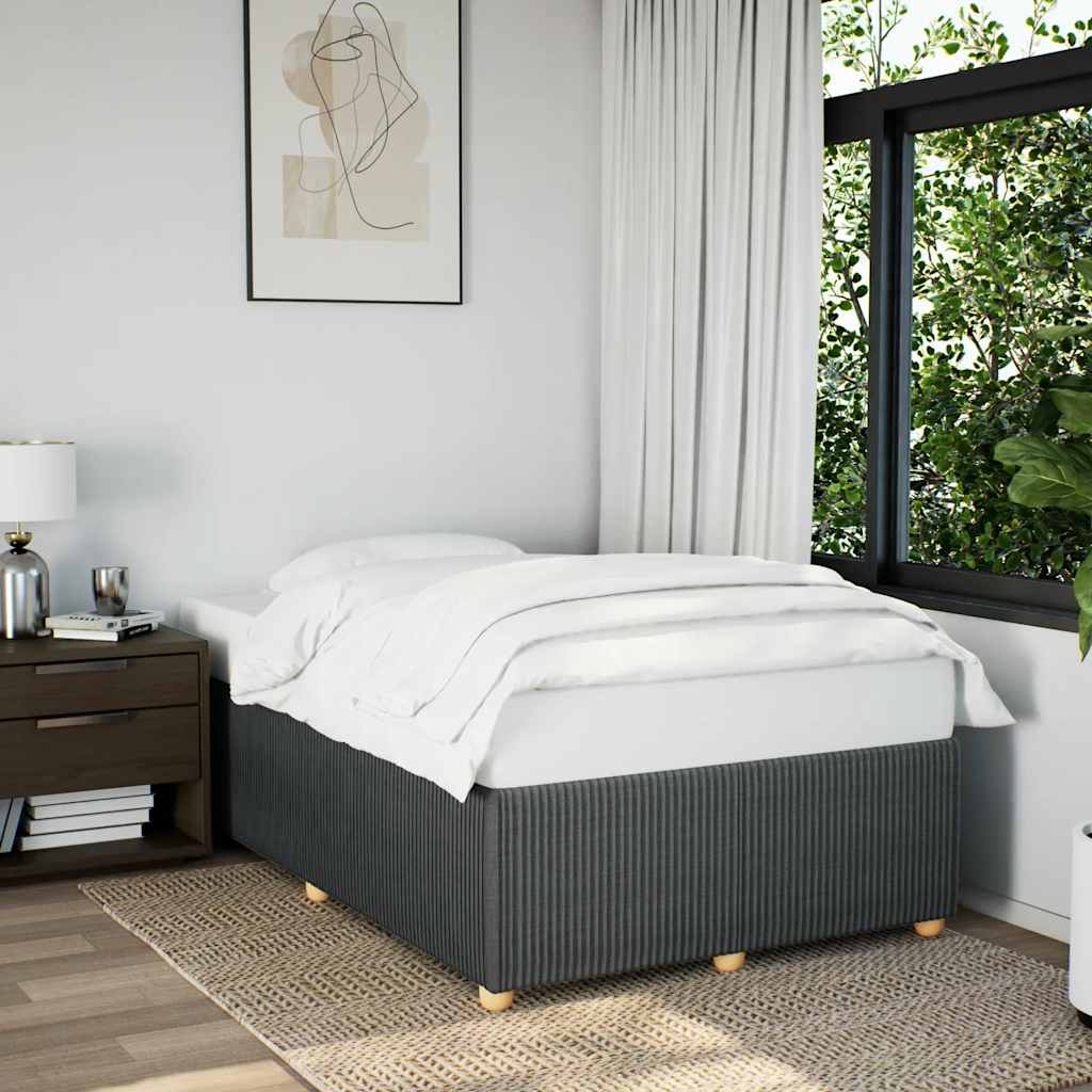 Giroletto senza Materasso Grigio Scuro 120x200 cm Tessuto | homemem39