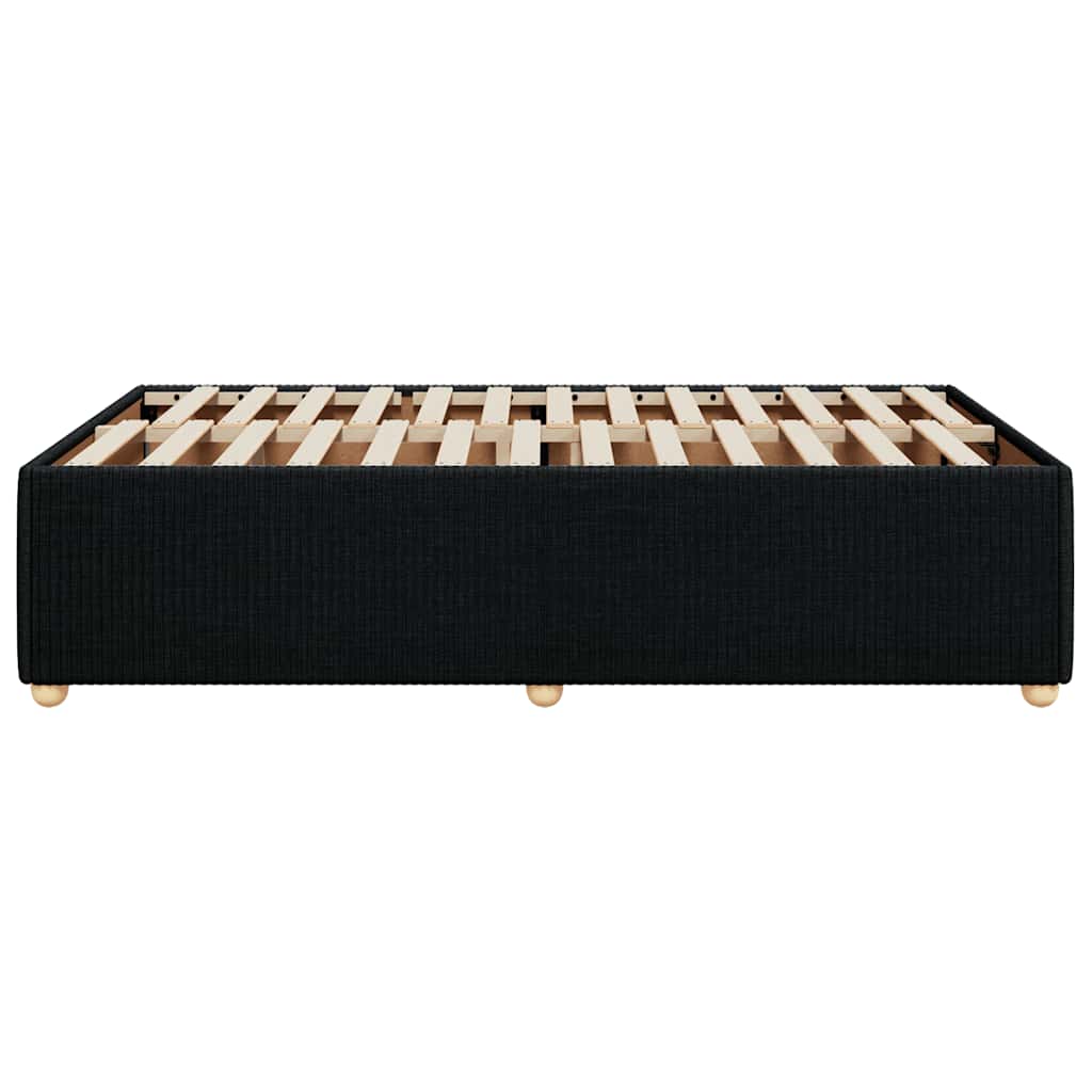 Giroletto senza Materasso Nero 120x200 cm Tessuto | homemem39