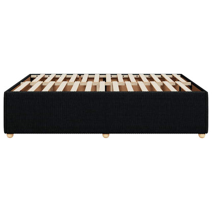 Giroletto senza Materasso Nero 140x190 cm in Tessuto | homemem39
