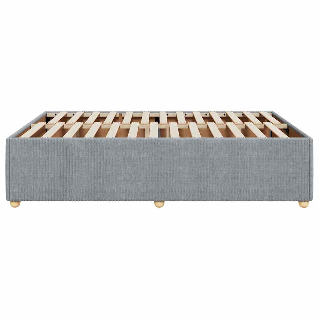 Giroletto senza Materasso Grigio Chiaro 140x200 cm Tessuto | homemem39