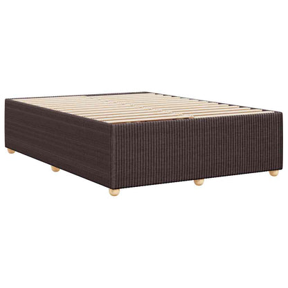 Giroletto senza Materasso Marrone Scuro 140x200 cm Tessuto | homemem39