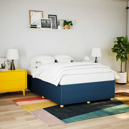 Giroletto senza Materasso Blu 140x200 cm in Tessuto | homemem39