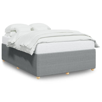Giroletto senza Materasso Grigio Chiaro 160x200 cm Tessuto | homemem39