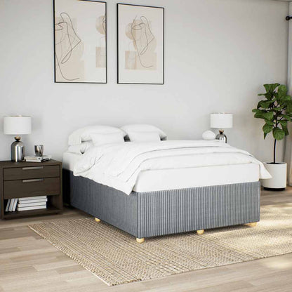 Giroletto senza Materasso Grigio Chiaro 160x200 cm Tessuto | homemem39