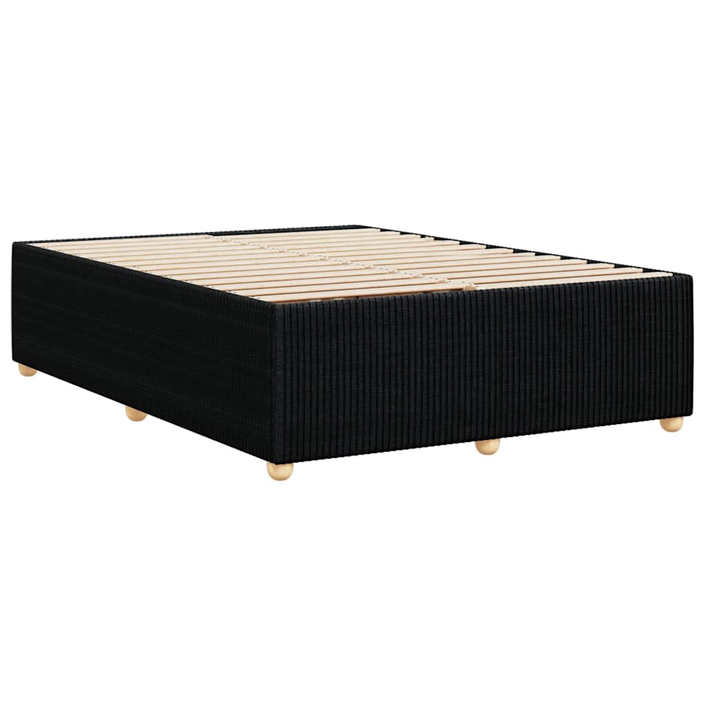 Giroletto senza Materasso Nero 160x200 cm in Tessuto | homemem39