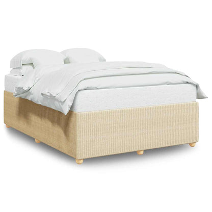 Giroletto senza Materasso Crema 160x200 cm in Tessuto | homemem39