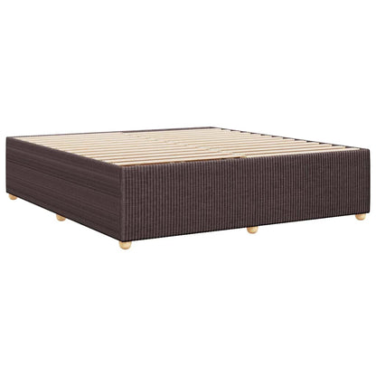Giroletto senza Materasso Marrone Scuro 180x200 cm Tessuto | homemem39