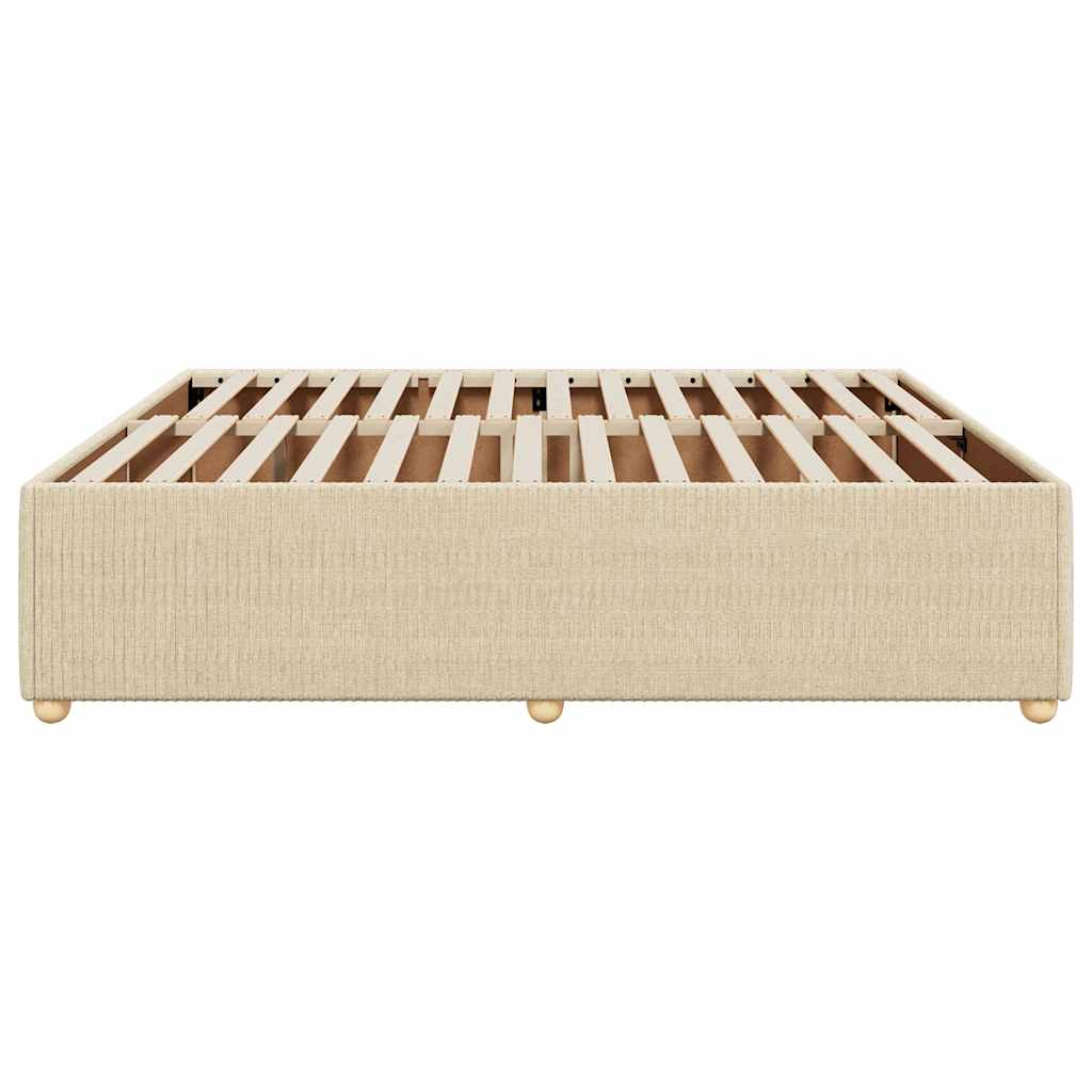 Giroletto senza Materasso Crema 180x200 cm in Tessuto | homemem39