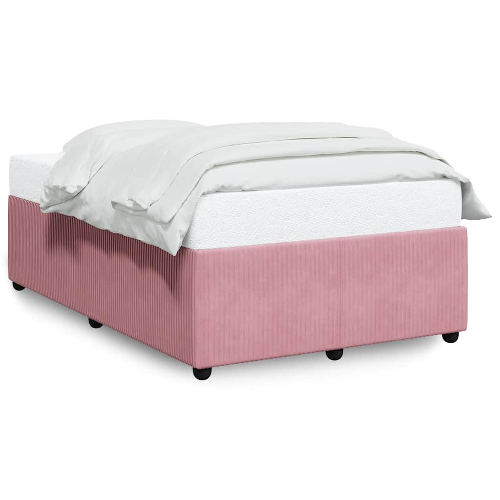 Giroletto senza Materasso Rosa 120x190 cm Velluto | homemem39
