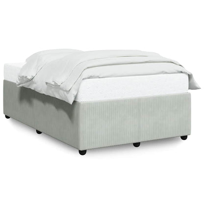 Giroletto senza Materasso Grigio Chiaro 120x200 cm Velluto | homemem39