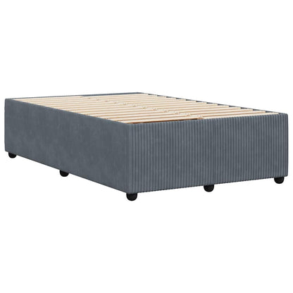 Giroletto senza Materasso Grigio Scuro 120x200 cm Velluto | homemem39