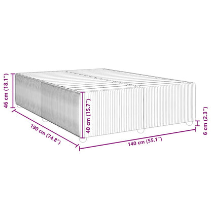 Giroletto Blu 140x190 cm in Velluto - homemem39