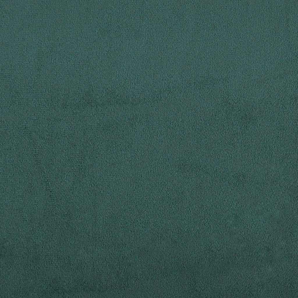 Giroletto senza Materasso Verde Scuro 160x200 cm in Velluto - homemem39