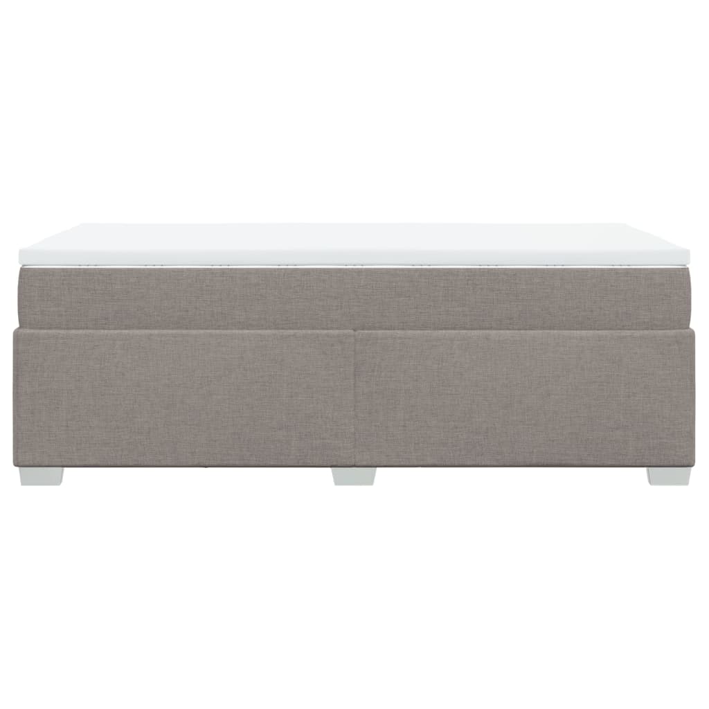 Giroletto a Molle con Materasso Tortora 80x200 cm inTessuto - homemem39