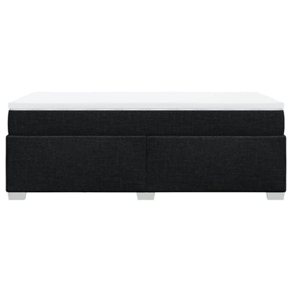 Giroletto a Molle con Materasso Nero 100x200 cm in Tessuto - homemem39