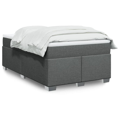 Giroletto a Molle con Materasso Grigio Scuro 120x190cm Tessuto | homemem39