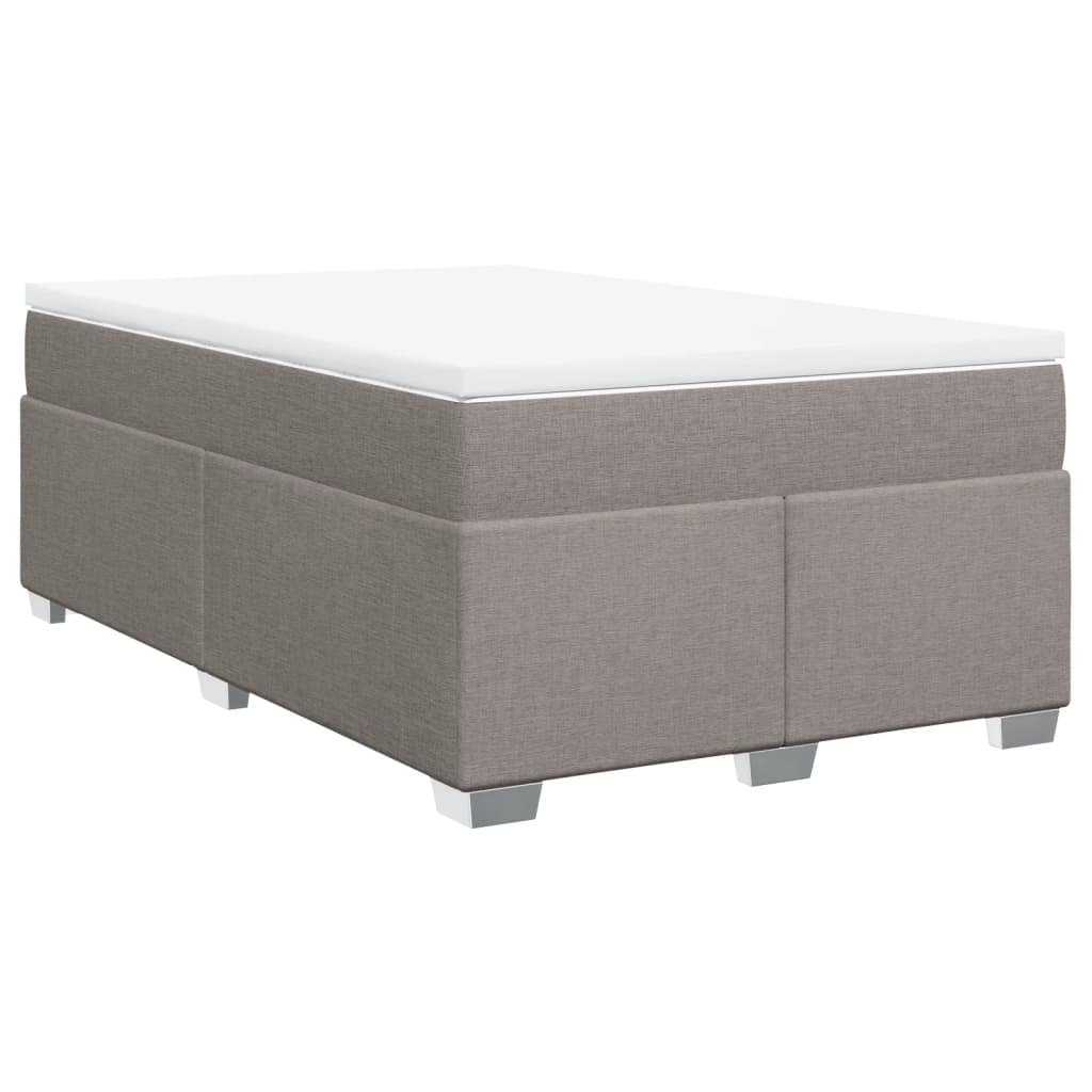 Giroletto a Molle con Materasso Tortora 120x190 cm in Tessuto | homemem39