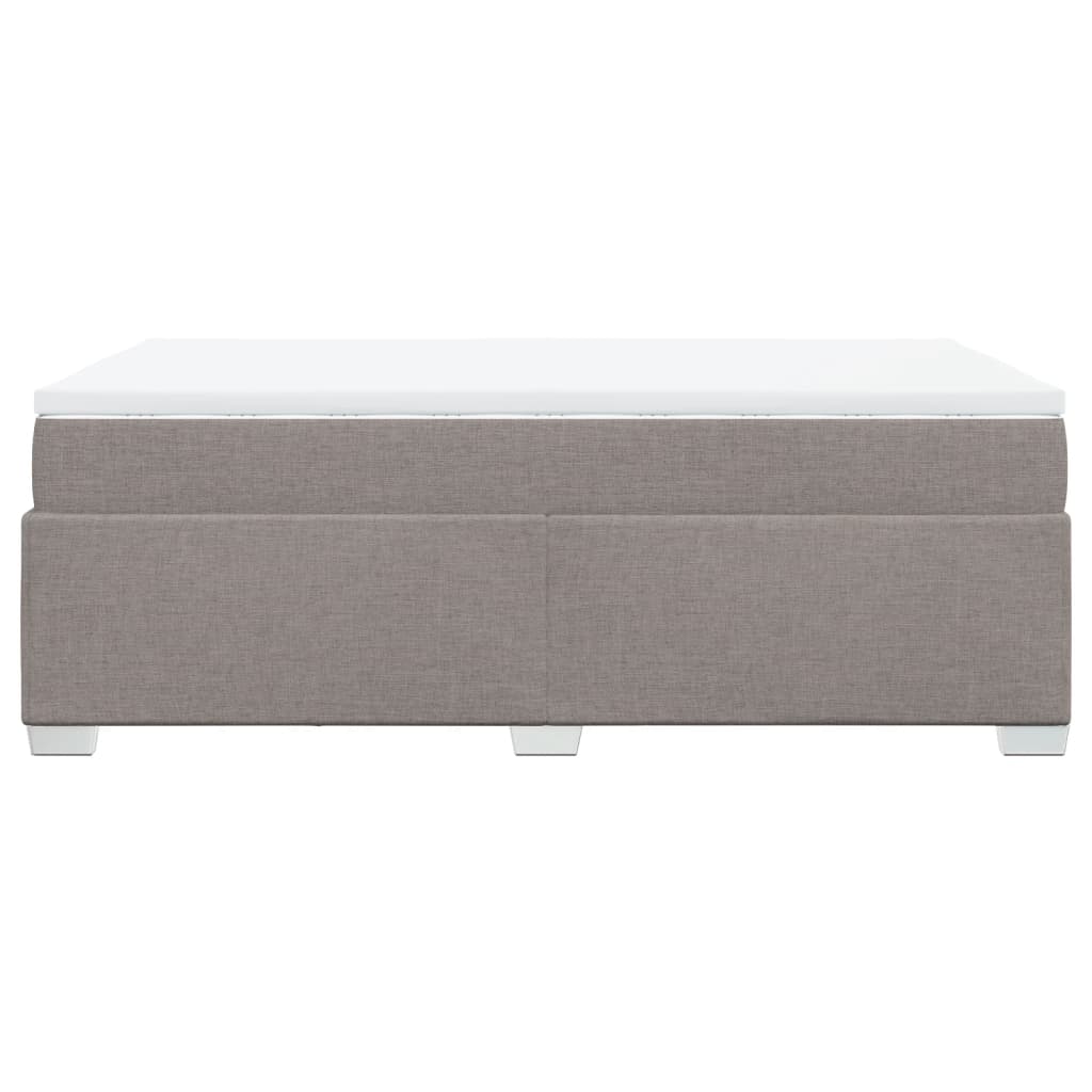 Giroletto a Molle con Materasso Tortora 120x190 cm in Tessuto | homemem39