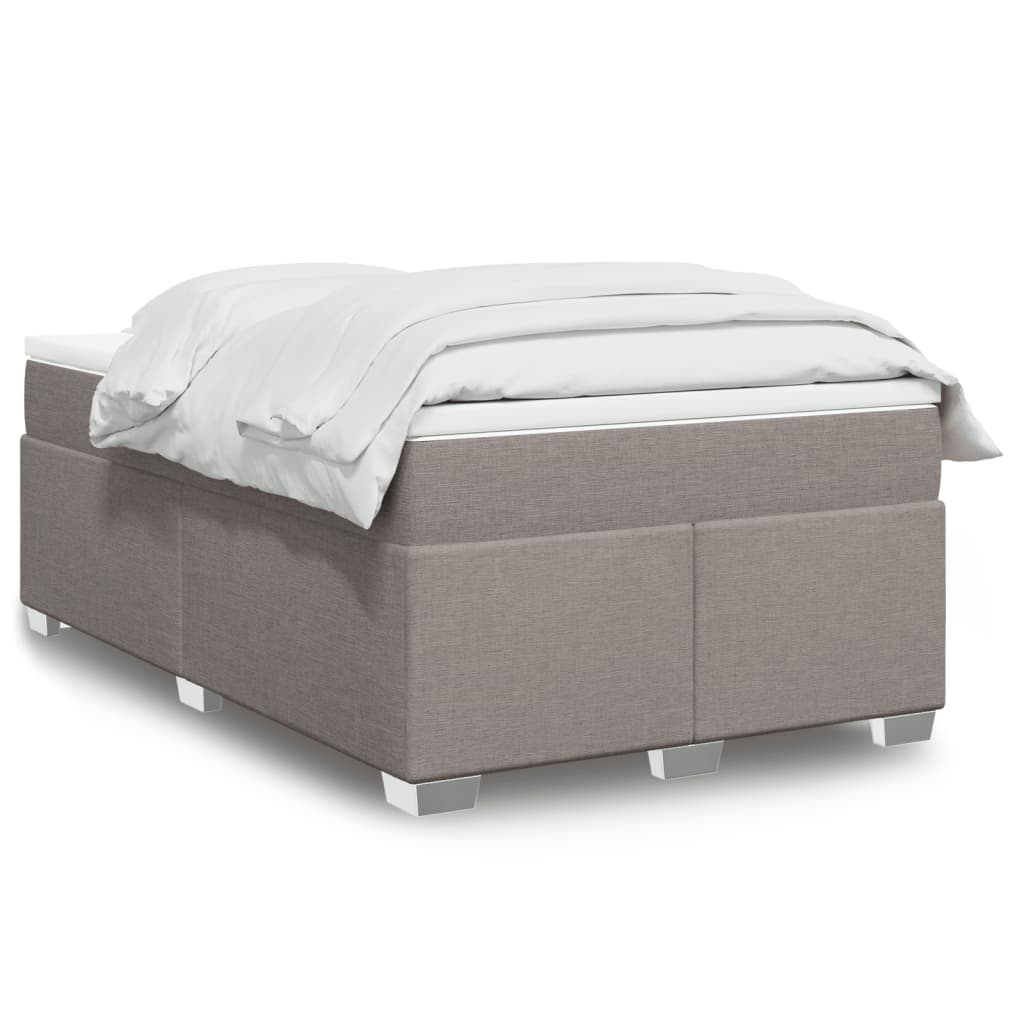 Giroletto a Molle con Materasso Tortora 120x200 cm in Tessuto | homemem39