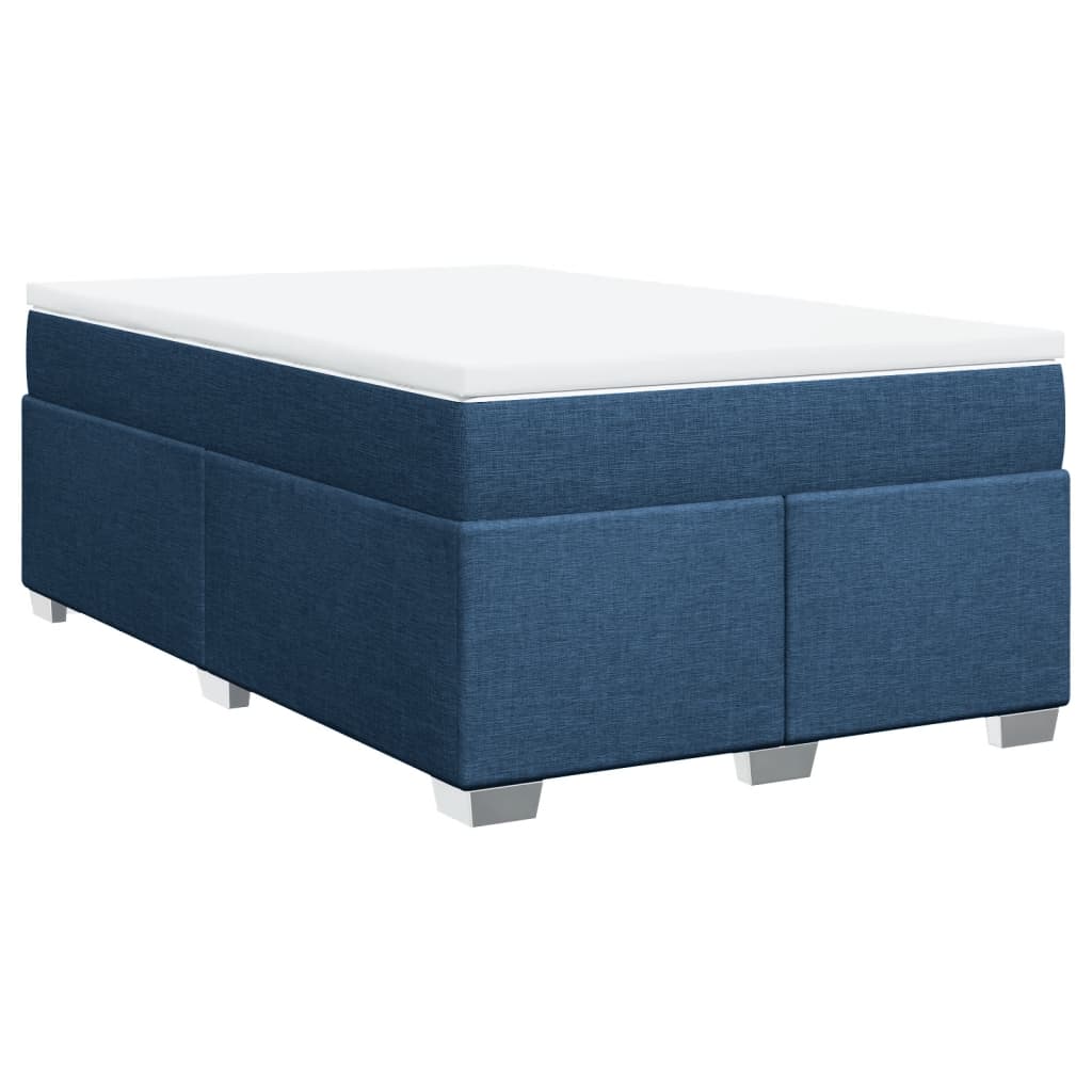 Giroletto a Molle con Materasso Blu 120x200 cm in Tessuto | homemem39