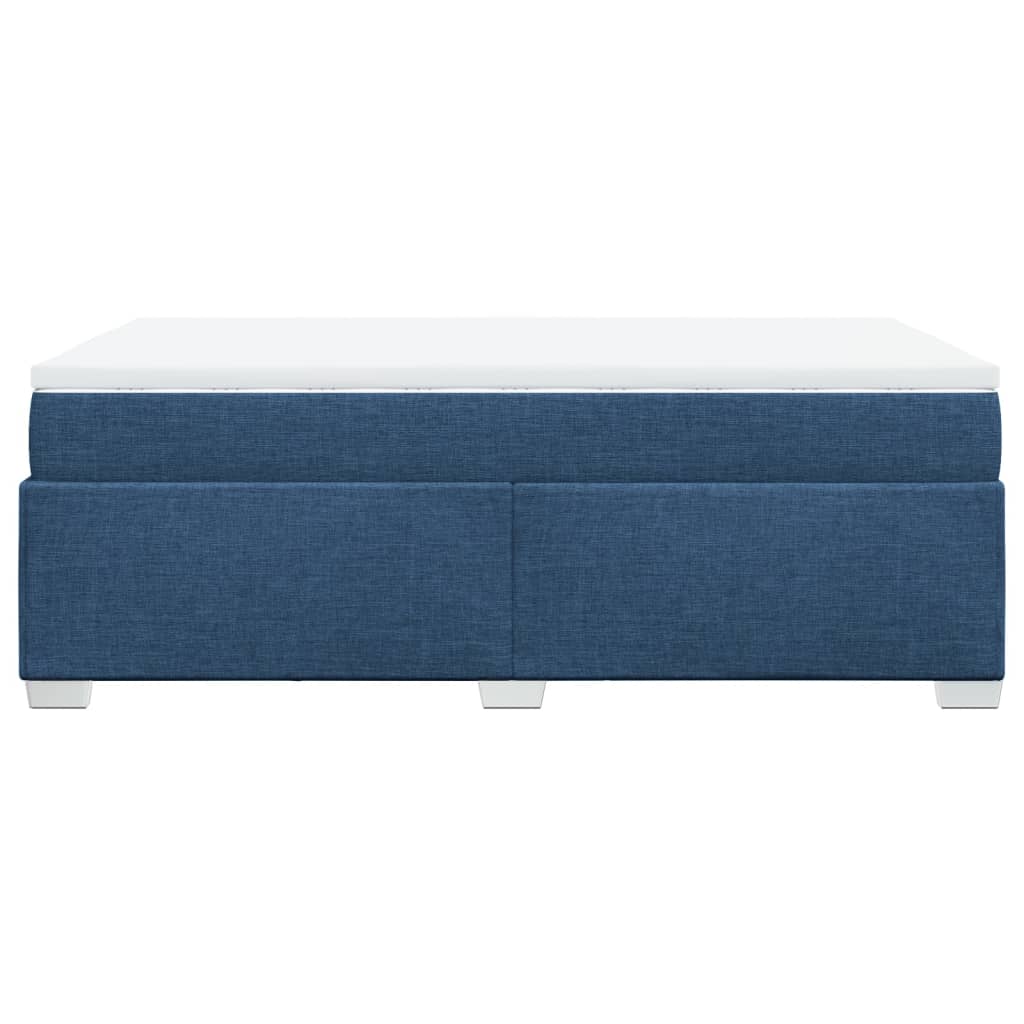 Giroletto a Molle con Materasso Blu 120x200 cm in Tessuto | homemem39