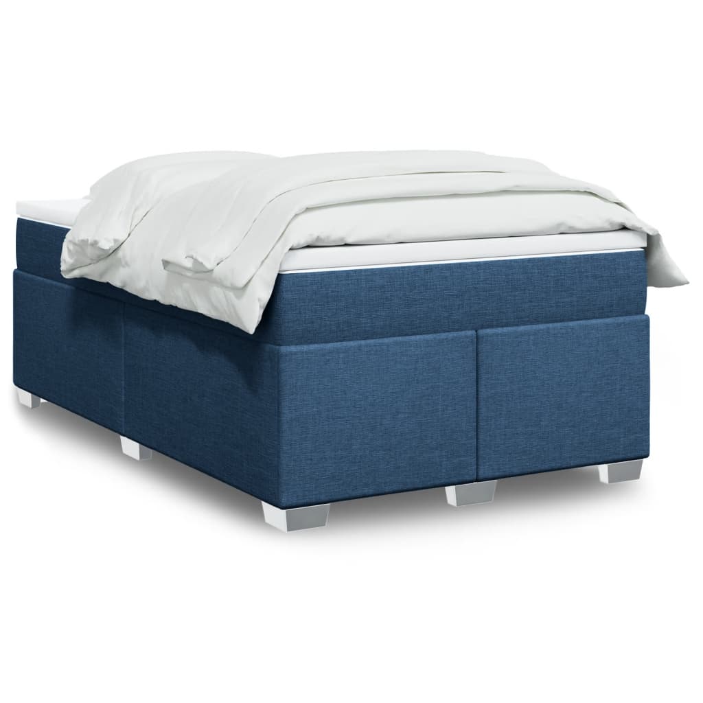 Giroletto a Molle con Materasso Blu 120x200 cm in Tessuto | homemem39