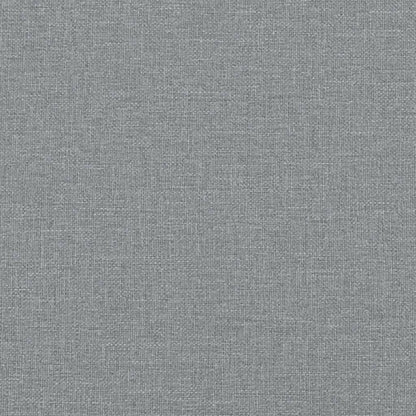 Giroletto a Molle con Materasso Grigio Chiaro 140x190cm Tessuto