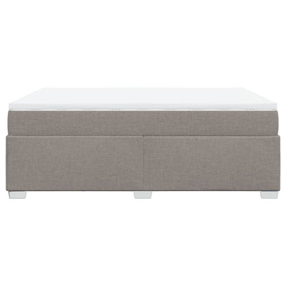 Giroletto a Molle con Materasso Tortora 160x200 cm in Tessuto | homemem39