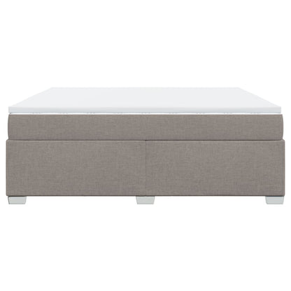 Giroletto a Molle con Materasso Tortora 180x200 cm in Tessuto | homemem39