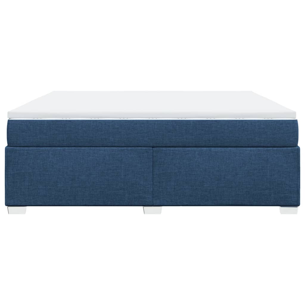 Giroletto a Molle con Materasso Blu 180x200 cm in Tessuto | homemem39